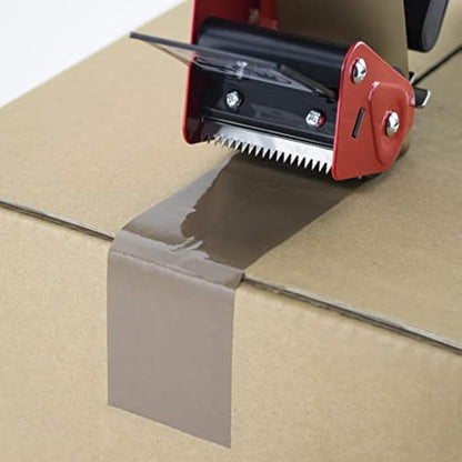 Rapesco 1683 Germ-Savvy Antibacterial 960 Packing Tape Dispenser with 1 Brown Packing Tape