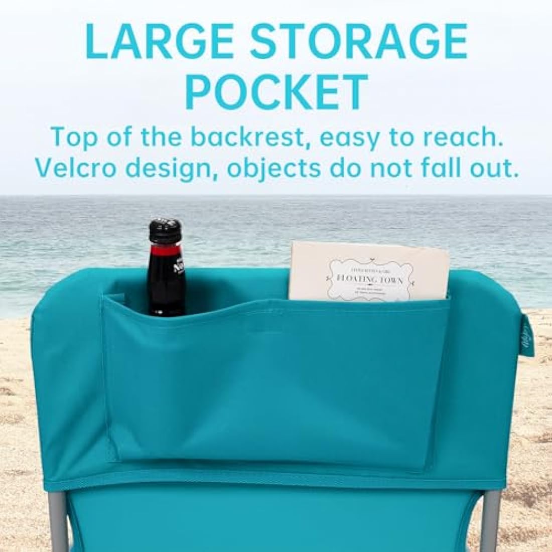 #WEJOY Folding Beach Chairs Lightweight Portable Garden Chair with Armrest Sturdy High Back Camping Chair for Outdoor Fishing Festival