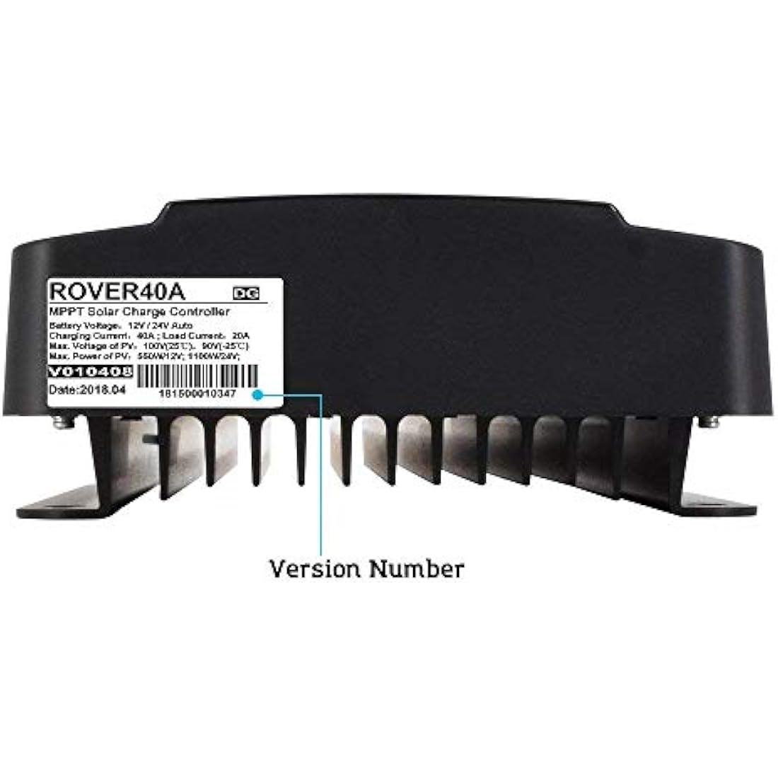 Renogy 40A 12/24V MPPT Solar Charge Controller Bluetooth Solar Charge Controller with LCD Screen for AGM, Gel and Lithium Batteries