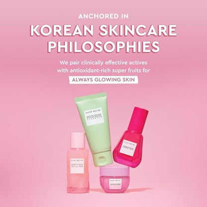 Glow Recipe Pink Juice Hydrating Face Moisturizer for Women & Men - Glass Skin Gel Moisturizer with Hyaluronic Acid & Watermelon - Lightweight, Fast-Absorbing Moisturizer for Dry Skin (50ml)