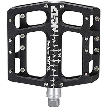 NC-17 Sudpin IV XL TNT Aluminium Platform Pedals/Mountain Bike Pedal/BMX Pedal/Flat Height 17.7 mm/Fail Safe System/Precision Bearing + Cr-Mo Axle/Includes Spare Pins