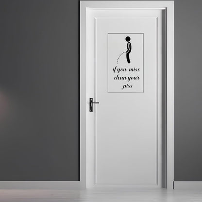 ShaMyiuCnz 4 Pcs Funny Cheerful Bathroom Stickers Toilet Sticker Toilet Seat Sticker Bathroom Stickers Art for Toilet Seat Toilet Lid Bathroom