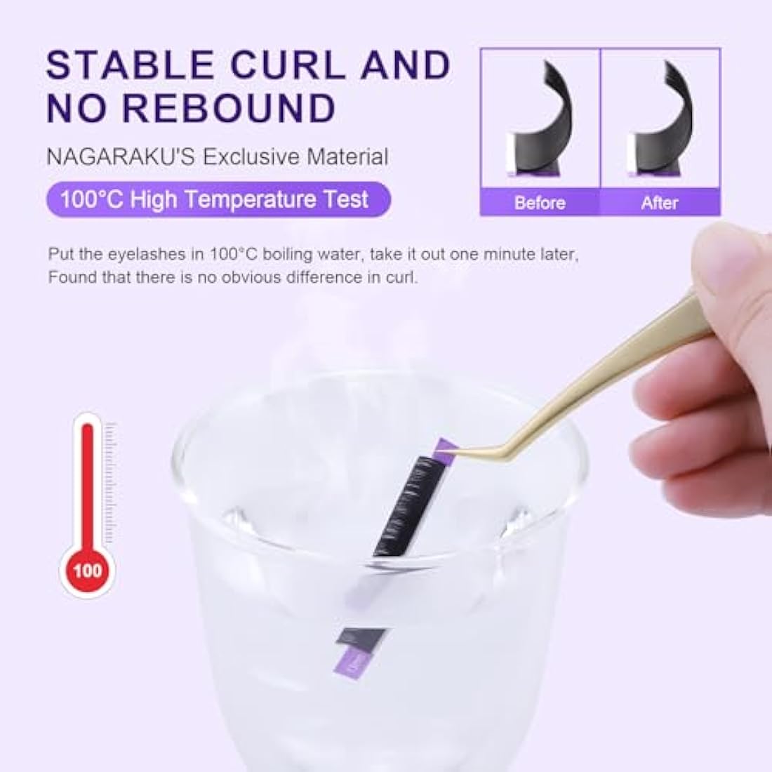 NAGARAKU 5 Trays Eyelash Extensions Supplies Classic 1:1 Lashes Individual Volume Lash Extensions Soft Single Natural Eyelashes Matte Black 16 Rows (0.05mm D Curl 9/10/11/12/13mm in 1 Pack)