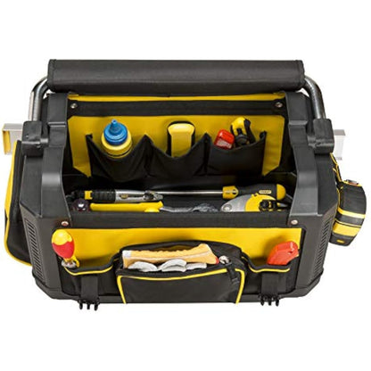 STANLEY Denier Tool Bag Tote, Multi-Pockets Storage Organiser for Tools and Small Parts, 20 inch, 1-79-213