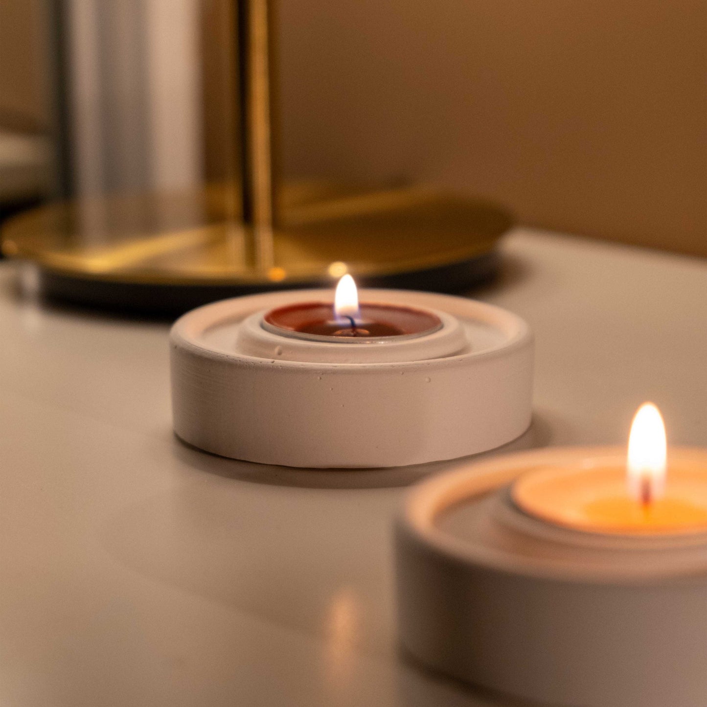 CONCRETE SINGLE TEALIGHT HOLDER