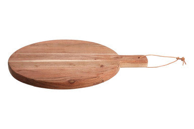 Socorro Small Round Acacia Wood Chopping And Serving Board