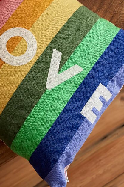 LOVE Needlepoint Cushion