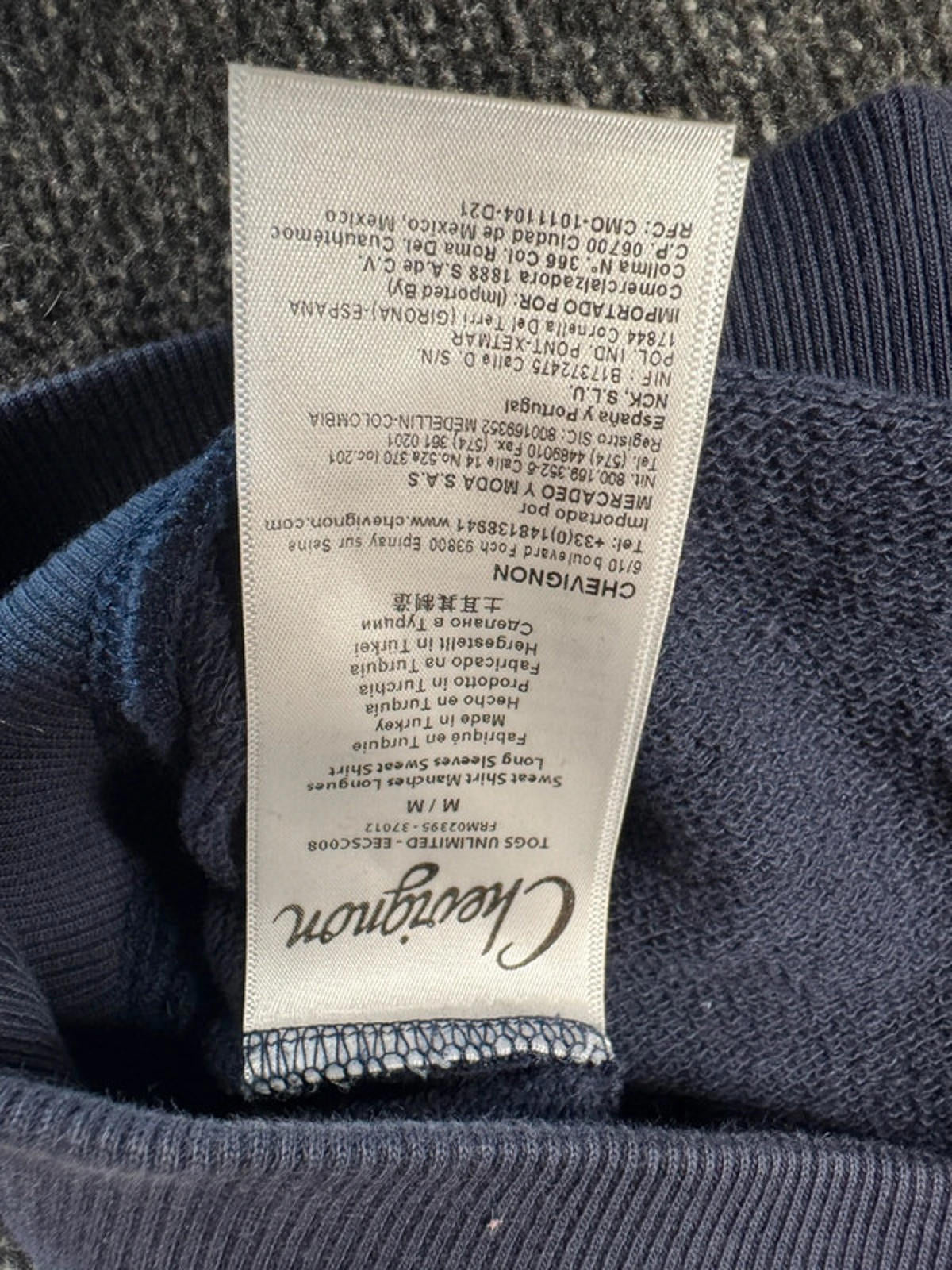 Men’s vintage Togs Unlimited Chevignon jumper top Sweater Medium