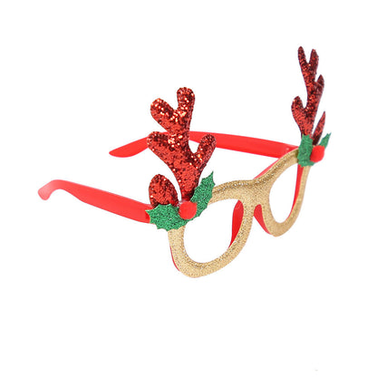 Dance Party Christmas Decorative Glasses Frame