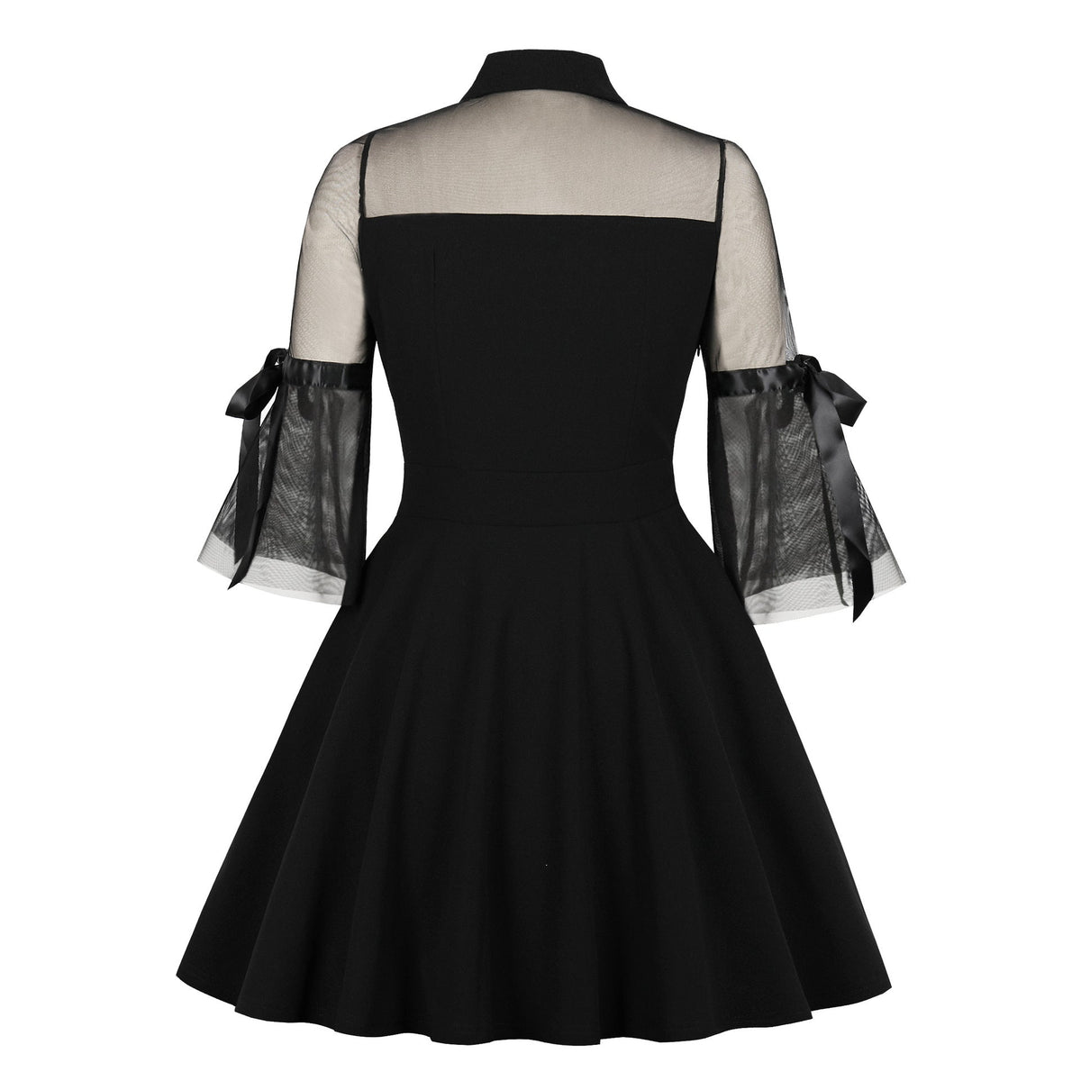 Patchwork retro dress