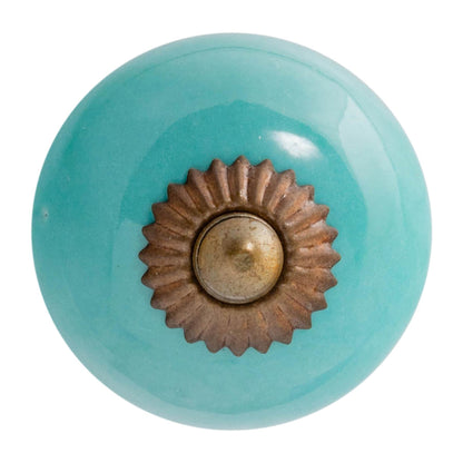 Round Ceramic Cabinet Knob