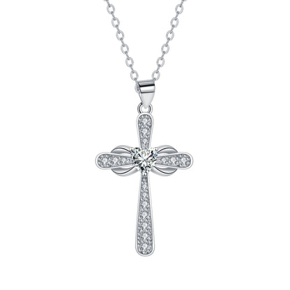 Cross Pendant Necklace Valentine's Day Gift