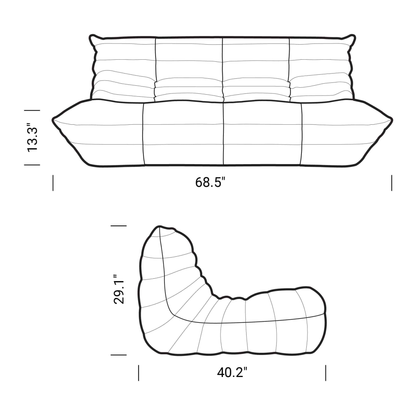 Fireside Lounge Chair & Sofa