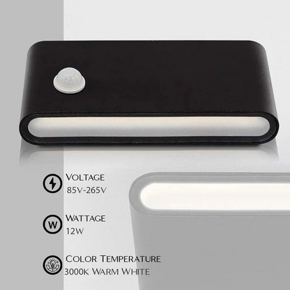 12W LED Motion Sensor Porch Lights | IP54 Outdoor Security~4497