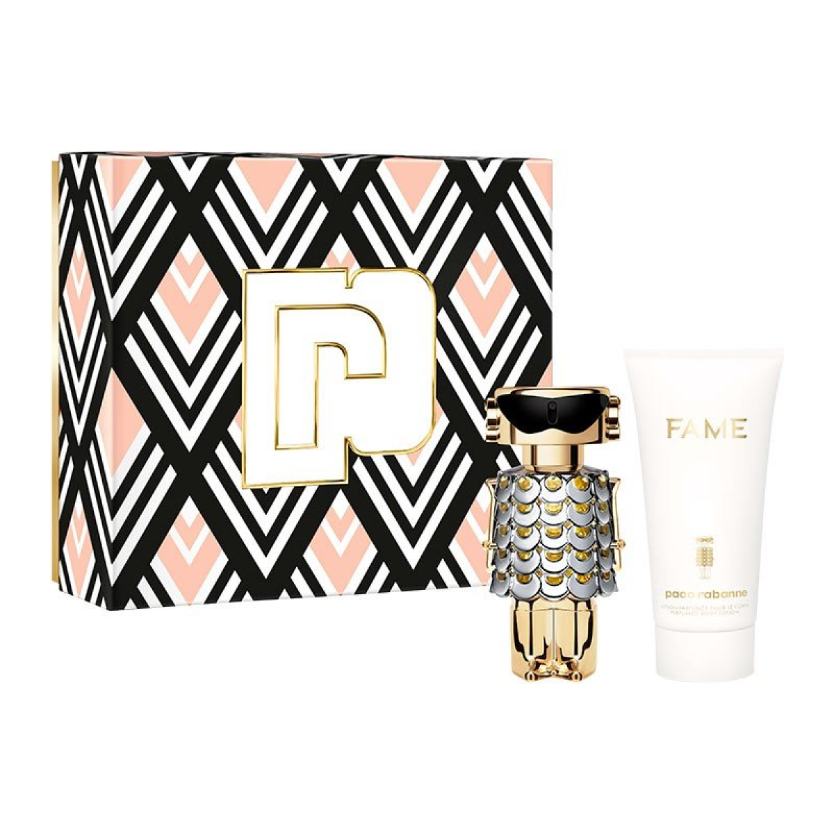 Paco Rabanne Fame Gift Set (Eau De Parfum Spray 50ml  Body Lotion 75ml)