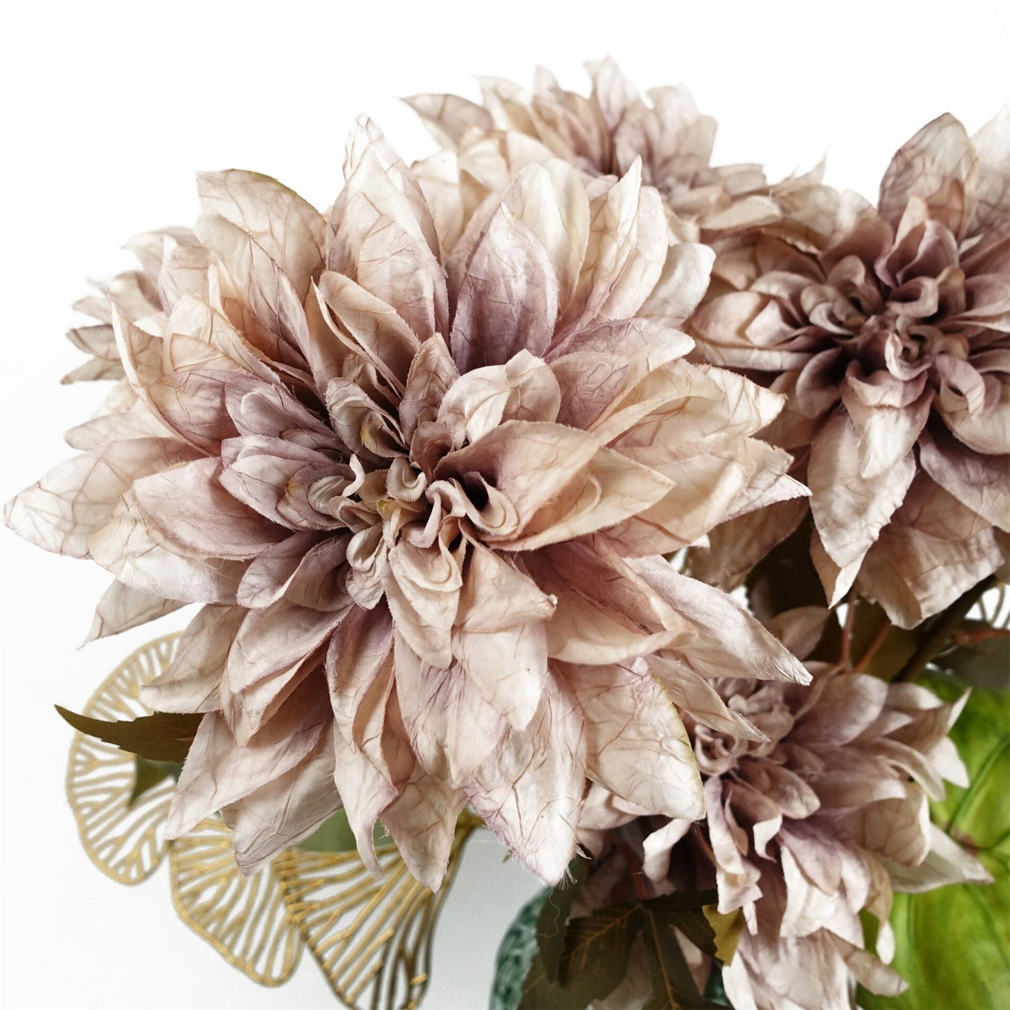 55cm Dahlia Flower Stem - Dusty Pink
