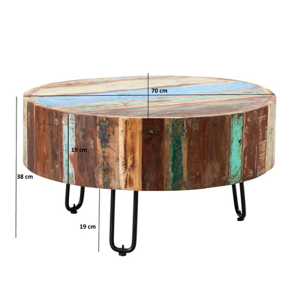 Coastal Drum Coffee Table