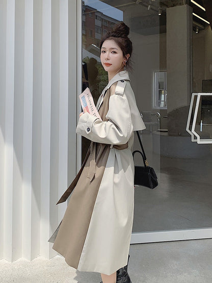 Mid Length Waistband For A Slimming Heben Style Coat Trend