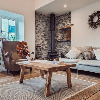 ARIA Rustic Wooden Coffee Table