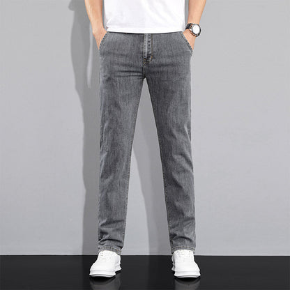 Versatile Stretch Korean Style Slim Fit Trousers