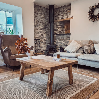 ARIA Rustic Wooden Coffee Table