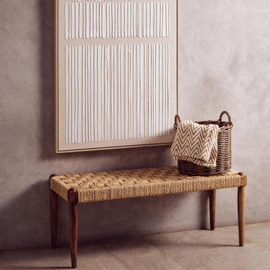Bosie Grey Woven Chevron Throw