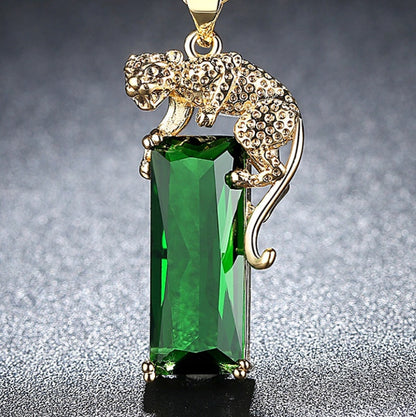 Gold Leopard Pendant