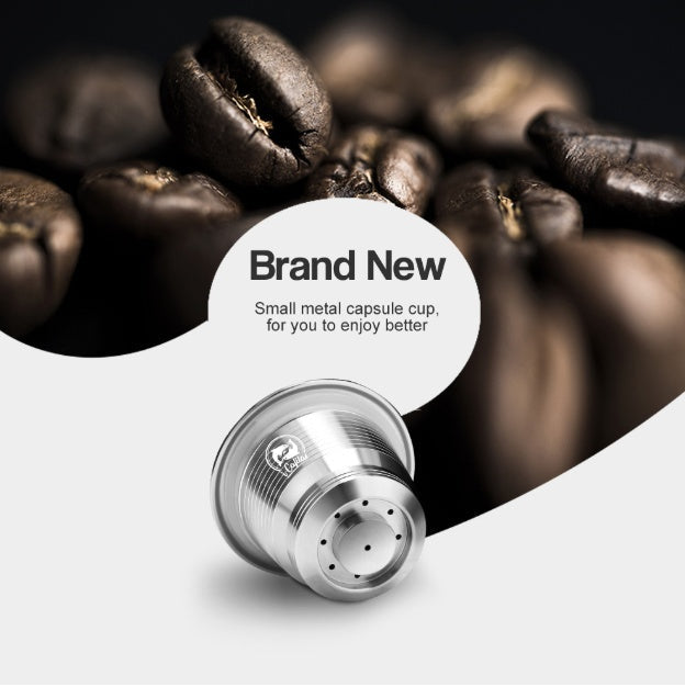 Coffee capsule square hole shell