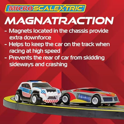 Micro Scalextric Cars - Justice League Wonder Woman - Toy Slot Car for use with Micro Scalextric Race Tracks or Set - Small Kids Gift Ideas for Boy/Girl Ages 4+, Micro Scalextric Accessories