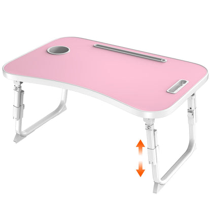 Laptop Desk, Laptop Bed Table with Cup Slot, Reading Holder Notebook Stand Breakfast Tray Book Holder for Sofa, Terrace, Balcony