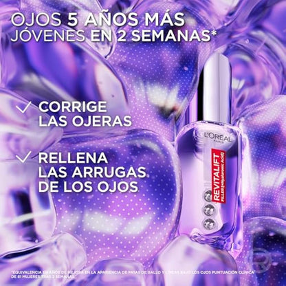 Serum for Eye Area L'Oreal Make Up Revitalift Filler Anti-eye bags Anti-Wrinkle (20 ml)