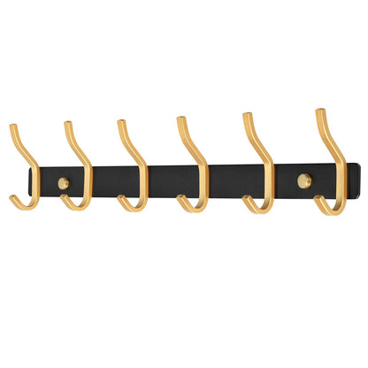 MEIJO Coat Hooks Wall Mounted, Coat Rack Wall Mounted Stainless Steel Heavy Duty Wall Hook, Coat Hooks for Door, Bedroom, Bathroom