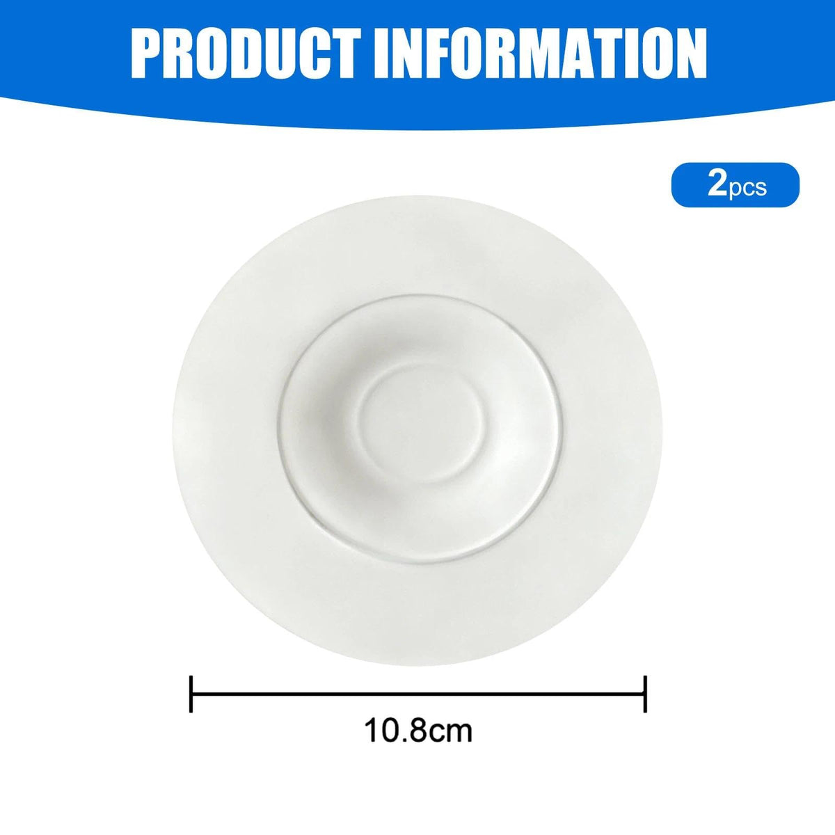 Universal Silicone Drain Plug - Washbasin Plug and Bathtub Plug with Press and Hair Strainer Function - Practical Drain Strainer for Washbasins