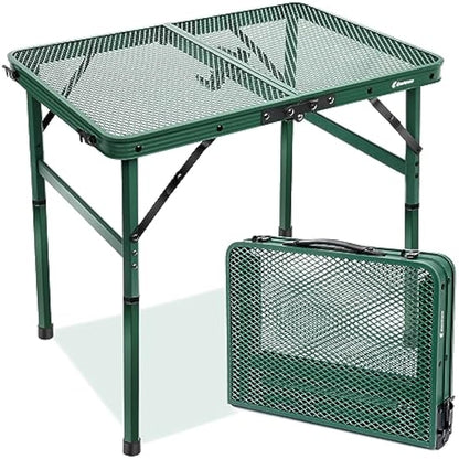 E EASTSTORM Camping BBQ Table Outdoor Folding Picnic Table 23.6”x 15.7”- Portable, Compact & Foldable for Easy Storage - Great for Picnic, Garden, Patio, Dining, Party, Market