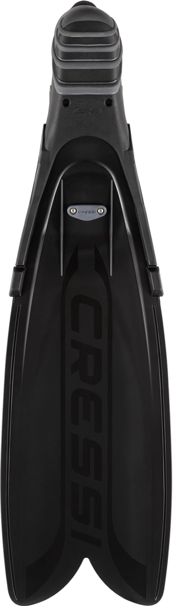 CRESSI Gara Turbo Flex Fins Black 46/47 - Unisex Lightweight Reactive High Performance Fins Gara System with Interchangeable Blades for Diving, Apnea,
