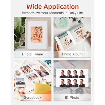Compatible for Canon Selphy CP1300 CP1500 Ink Photo Paper Set,100 x 148mm 108 Sheets Paper and 3 Color Ink Cassette, Replace for Canon Selphy KP-108IN CP1200 CP1000 CP910 CP810 CP790 CP Printers