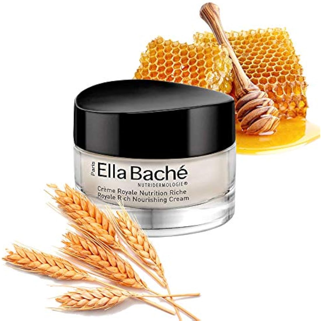 Royale Rich Nourishing Cream | A royal and protecting honey-flavoured nutrition for very dry skin, formulated in a cream rich in Vitamin E and Omega 6 of wheat germ oil | Made in France | 50 ml
