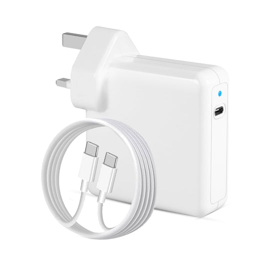 MacBook Pro Charger 96W USB C Faster Charger Block Power Adapter For MacBook Pro Air 13 14 15 16 inch 2024 2023 2022 2021 2020, M1 M2 M3 M4 Laptop New