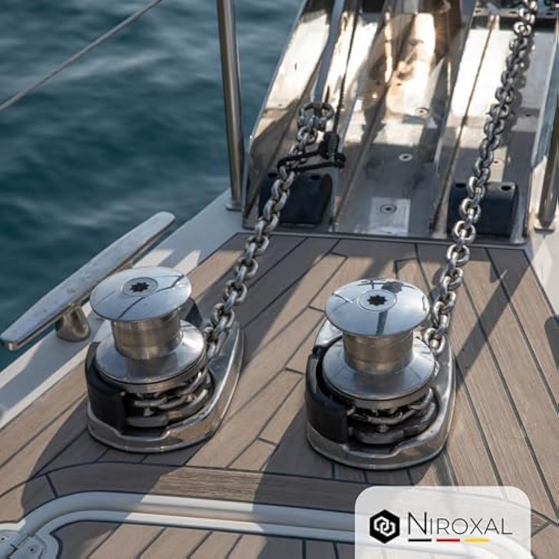8-Meter 6-mm Thick Stainless Steel Chain V4A Short-Linked from NietFullThings on Piece Anchor Chain DIN 5685 DIN 766 8-m