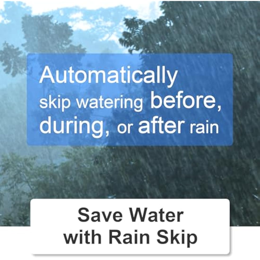 LinkTap D1 Wireless Water Timer & Gateway - 2 Zone Smart Hose Tap Timer, Built-in Flow Meters, Real-Time Fault Detection & Notification, Weather Adaptive, Better Range Than WiFi, IP66, 2-Year Warranty
