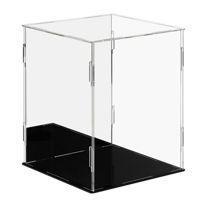 Dezzer Acrylic Display Case with Black Base for Collectibles