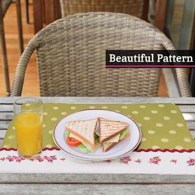 Set Of Four Rose Cottage Placemats