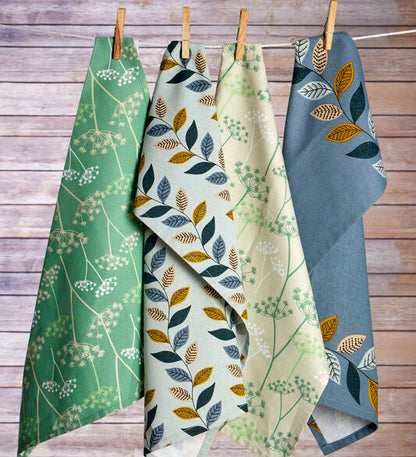 Cow Parsley Set Of Three Tea Towels