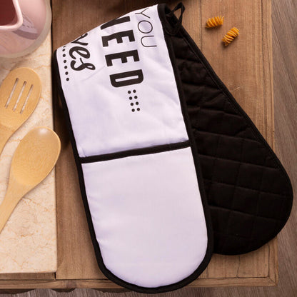 Pun And Games Double Oven Glove