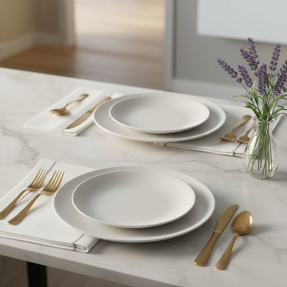 Doro Set Of 3 White and Grey Voilet Waffle Tea Towels