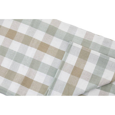 Thread and Loom Check Design Tablecloth