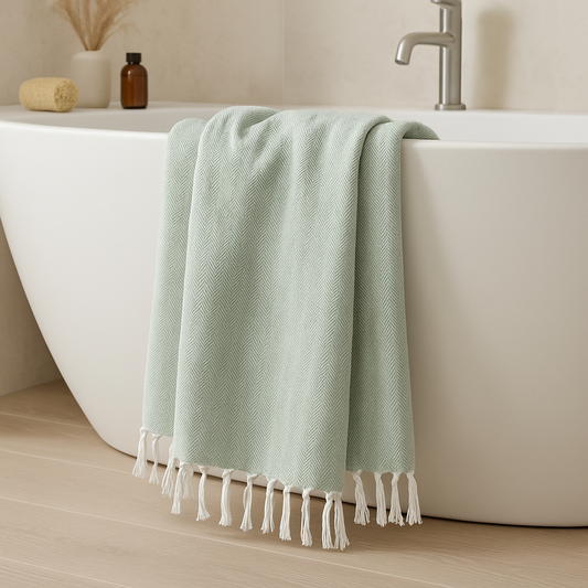 Thread & Loom Desert Sage Hammam Towel