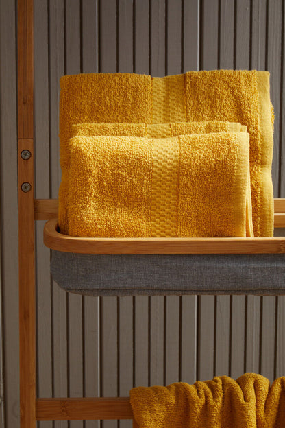 Thread and Loom 6 Piece Mustard Towel Set