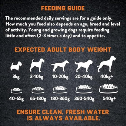 Harringtons Just 6 Complete Grain Free Hypoallergenic Chicken & Veg Dry Adult Dog Food 2kg (Pack of 4) - With Added Fresh Baked Bites