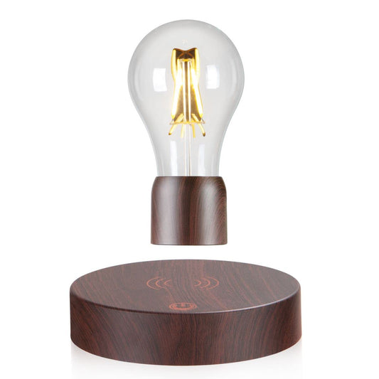 VGAzer Magnetic Levitating Floating Wireless LED Light Bulb Desk Lamp for Unique Gifts, Room Decor, Night Light, Home Office Decor Desk Tech Toys